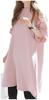 Lightweight Asian Shirt Long Senior Relaxed Cut and Covers the Golf Golf Pajamas Pink [Emptio] A-line Tunic, Dress, Style, Women's Top, Flared,