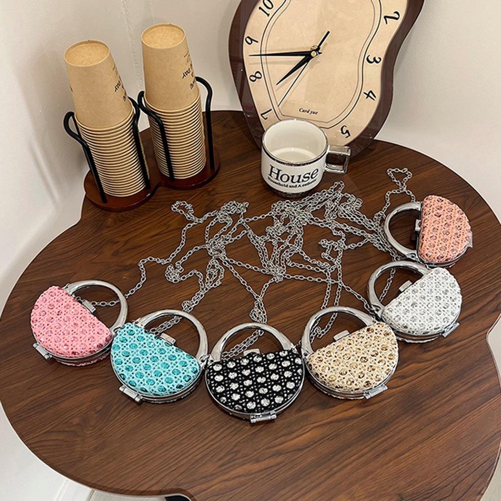 Luxury Mini Crossbody Bag Shinny Metal Lipstick Bag New Trendy Evening Clutch Bag  Woman