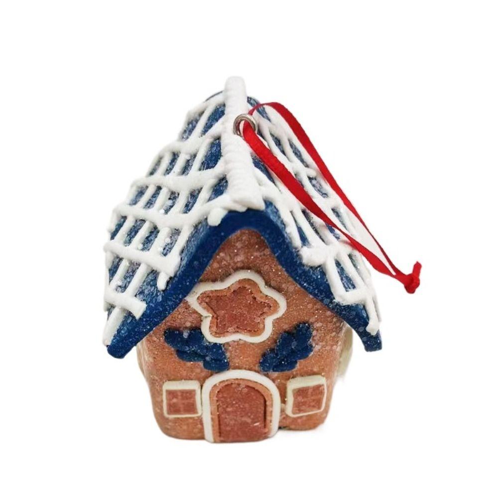 Fashion Christmas House Cute Hanging Ornament Christmas Tree Decoration Pendant  Xmas Tree