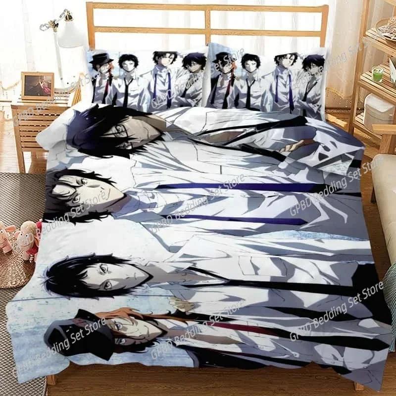 Bungo Stray Dogs 3D NEW Duvet Cover Pillowcase Bedding Set Adult Boy Girl Bedroom Decoration Children Single Double Large