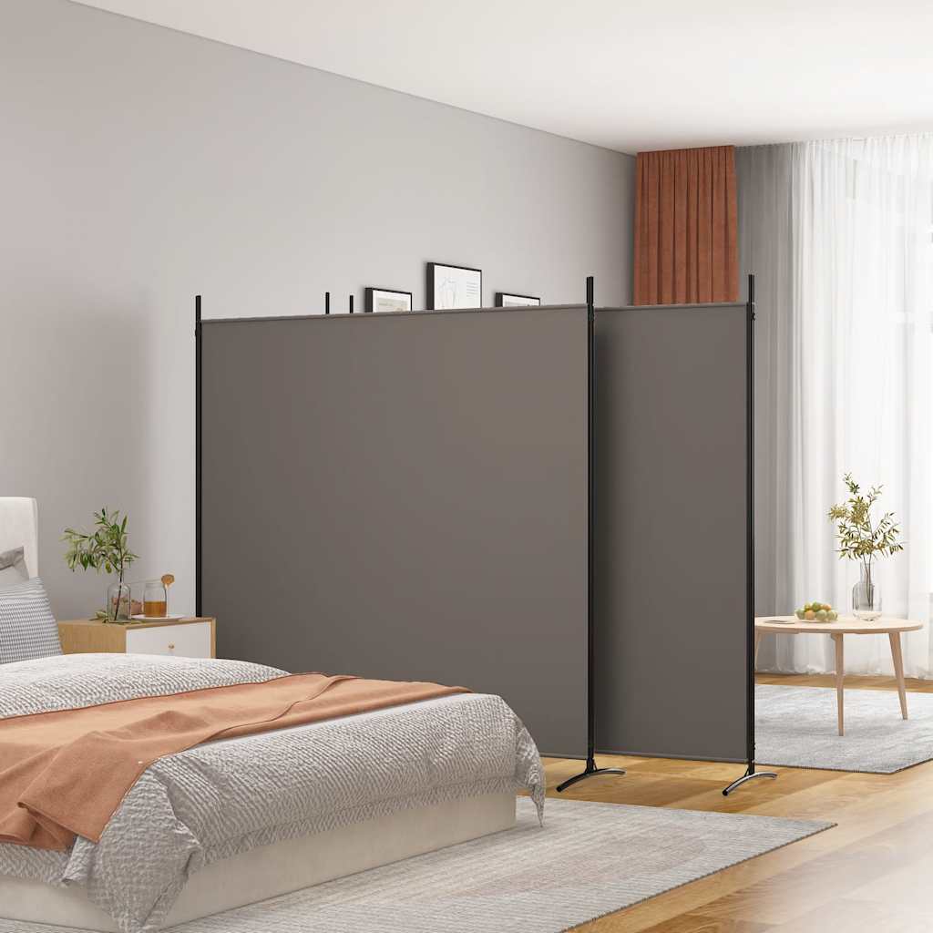 Super Merchant Vidaxl Paravent 4-delig, Antraciet, 698X180 Cm, Stof