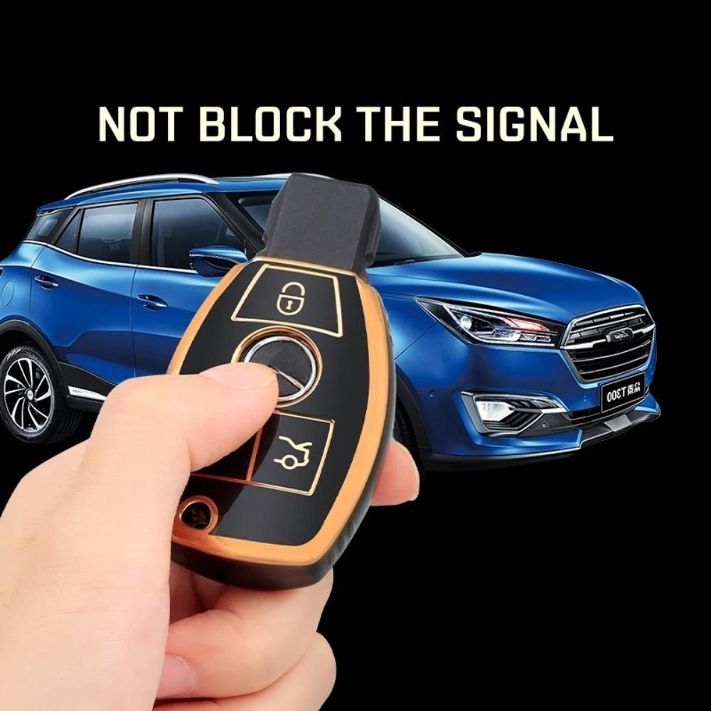 TPU Car Key Case Cover Shell for Mercedes Benz W204 W205 W206 W212 W213 W221 W222 W223 W463 A C E S Class GLA GLE GLC GLK GLS