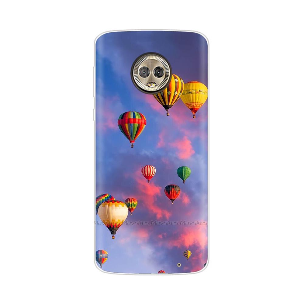 For Moto G6 Play Case TPU Soft Paint Animal Silicone Clear Cover for Motorola Moto G6 Play Plus G6Play Cases Protective Shell