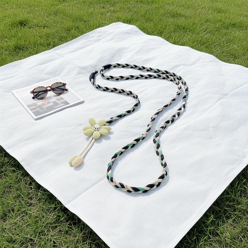 Einzigartig gestaltetes Sonnenblumen-Handy-Lanyard mit Drehfunktion, perfekt für den täglichen Gebrauch