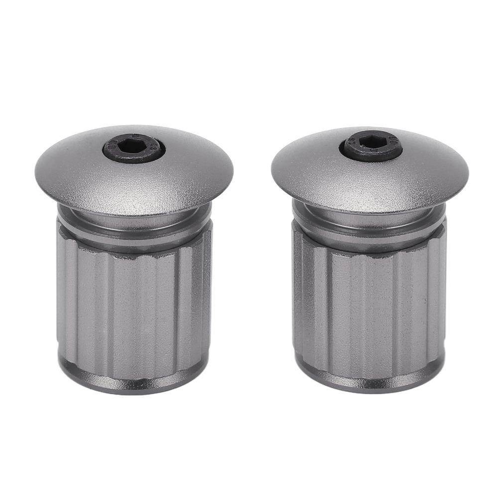 1 Pair Aluminum Material Bike Expansion Bar Plug Bike Handle Grip End Caps  Bike Accessories