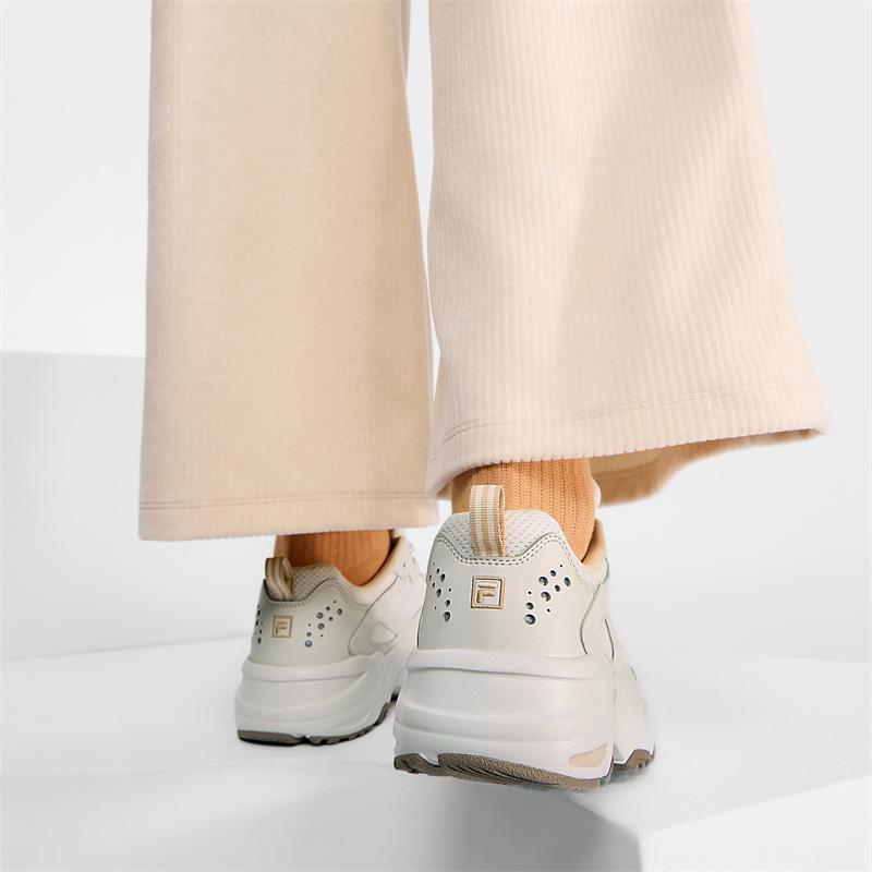 New FILA Vintage Collection Low Top Casual Shoes Women's Snow/Haze Gray F12W422113FSV