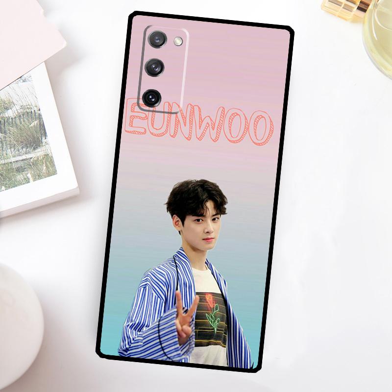 Cha Eun Woo TV True Beauty Kpop Case For Samsung Galaxy S24 S23 S22 Ultra S21 S20 FE Note 10 Plus Note 20 S8 S9 S10 Cover