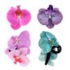 Orchids Flower Hair Claw Clip French Jaw Clip Spring Hair Grip PonytailHolder