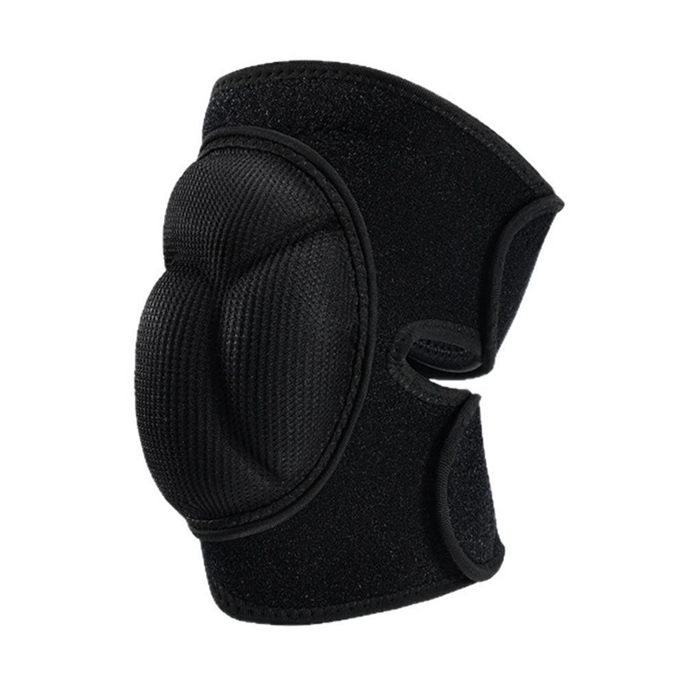 1PC Thickened Sports Knee Pads Sponge Anti-collision Turtle Shell Knee Pads Non-slip with Adjustable Straps Shock Absorbing Pads