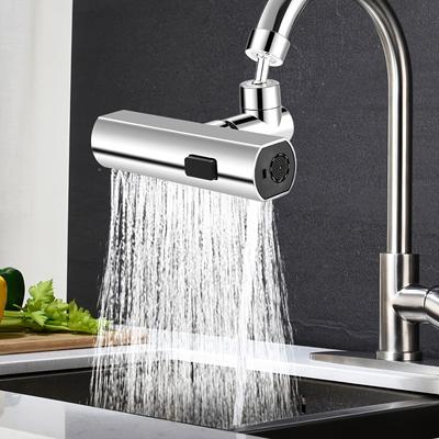 Universeller Multifunktions-Wasserhahnadapter – mühelose Installation für Badezimmerwaschbecken und -spüle – langlebiger Haushaltsgegenstand, der die Ästhetik verbessert