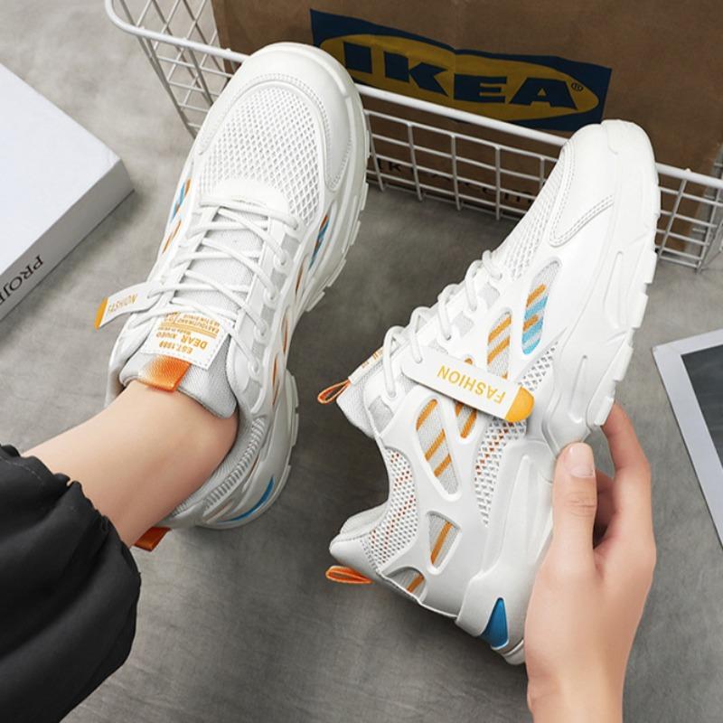 High Quality Fashion Men's Sneakers Summer Versatile Breathable Casual Shoes Tennis Shoe Designer Male Elasticity Running Shoes