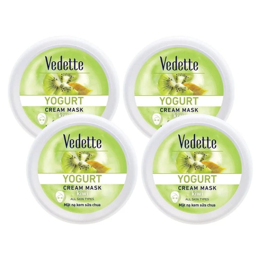 Vietnam Vedette Kiwi Yogurt Cream Mask 120ml x 4 packs