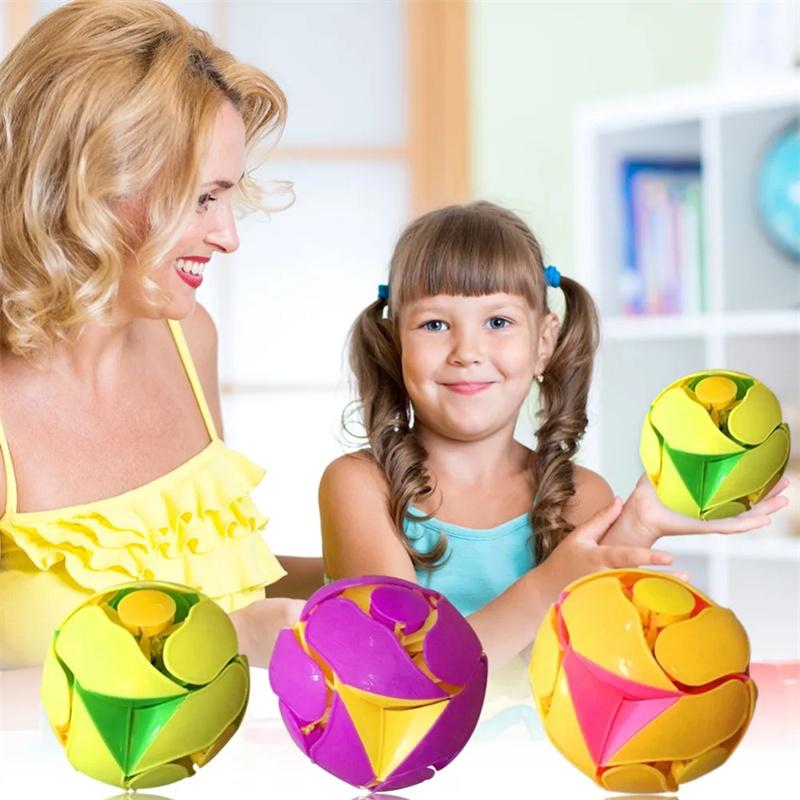 Magic Color-Changing Ball Toy Hand Throwing Telescopic Balls Hand Throwing Creative Fun Toy Birthday Gift For Sports Toy Ball