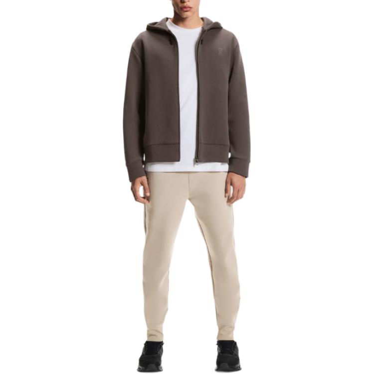 On Focus Tech Hooded Zip Knit Sports Jacket Men Jackets 1MF30300569