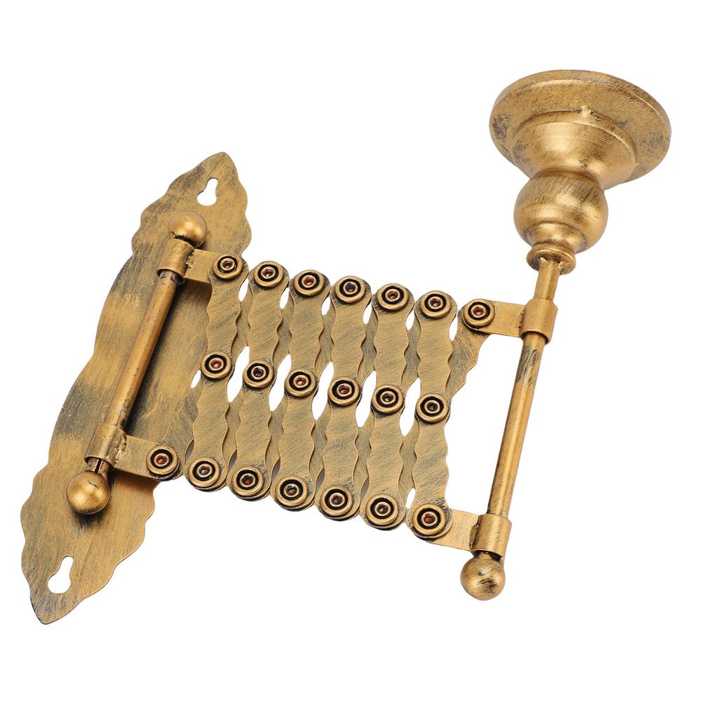 Extendable Taper Candle Holder Iron Vintage Metal Wall Candle Sconce Candlestick Holder Wall Decor for Living Room Housewarming Gift