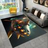3D Spaceship Spacecraft UFO Cartoon Carpet Rug for Home Living Room Bedroom Sofa Doormat  Decor,kids Area Rug Non-slip Floor Mat