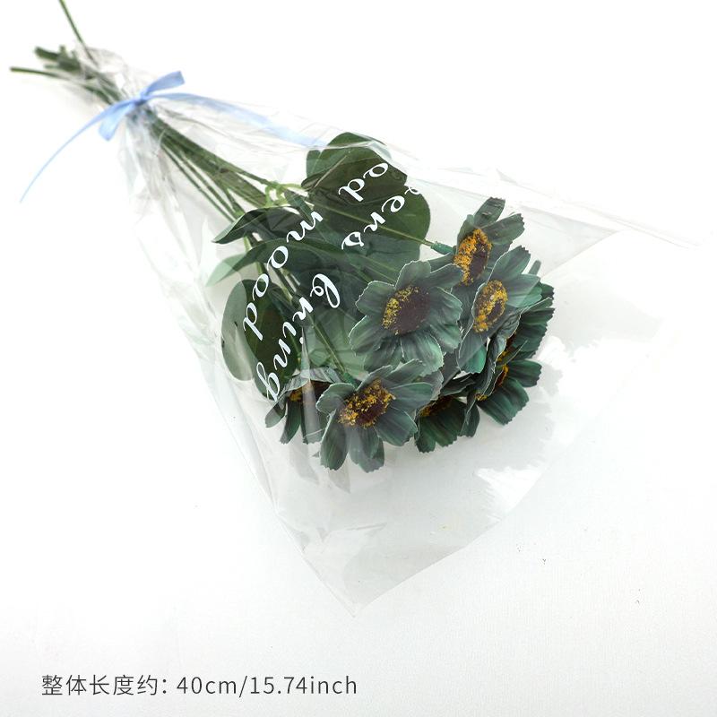 

Artificial Flowers Simulated Violet Bouquets Plastic Bundles Silk Cloth Hotel Home Furnishings Office Desktop Decorations Flower 10pcs темно-зеленого