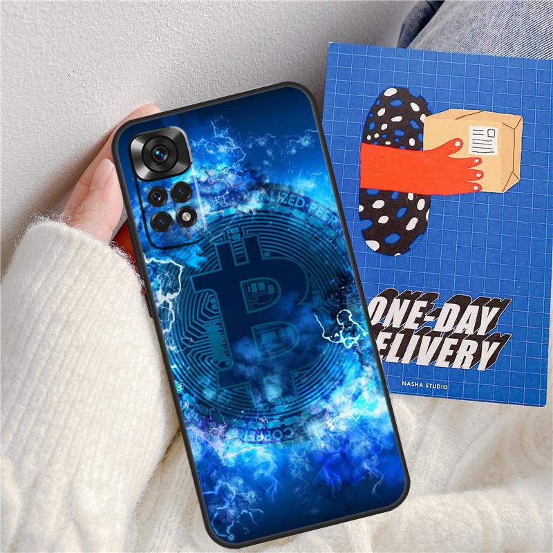 Bitcoin BTC Funda For Xiaomi Redmi Note 11 9 10 12 13 14 Pro 9S 10S 11S 12S Redmi 13C 10C 12C 14C Case