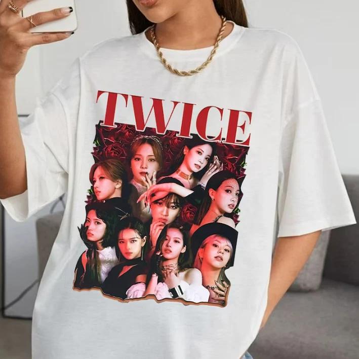 Twice Vintage Kpop Shirt, Ready To Be Tour Shirt, Twice World Tour Shirt 3XL
