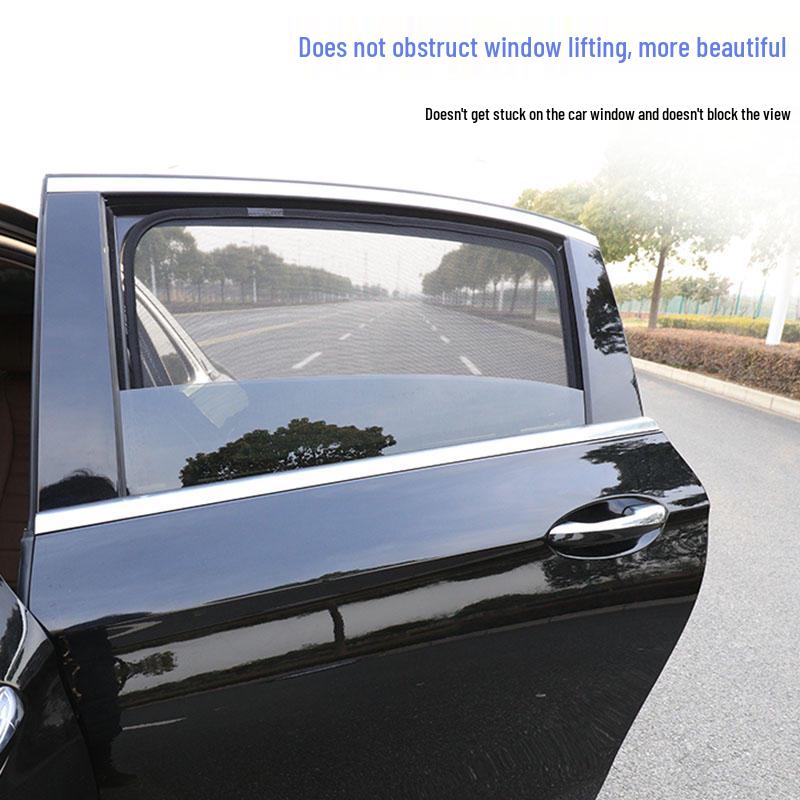 Hozon Neta V Magnetic Sunshade: Mosquito-Proof, Heat-Insulating Car Window Mesh