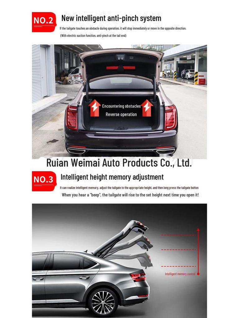 Hongqi H5/H9 EQM5 Electric Tailgate & Trunk Suction Door Modification Kit