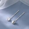 2024 Hot Selling 925 Sterling Silver Geometric Chain Earrings for Women - Luxurious High-End Style