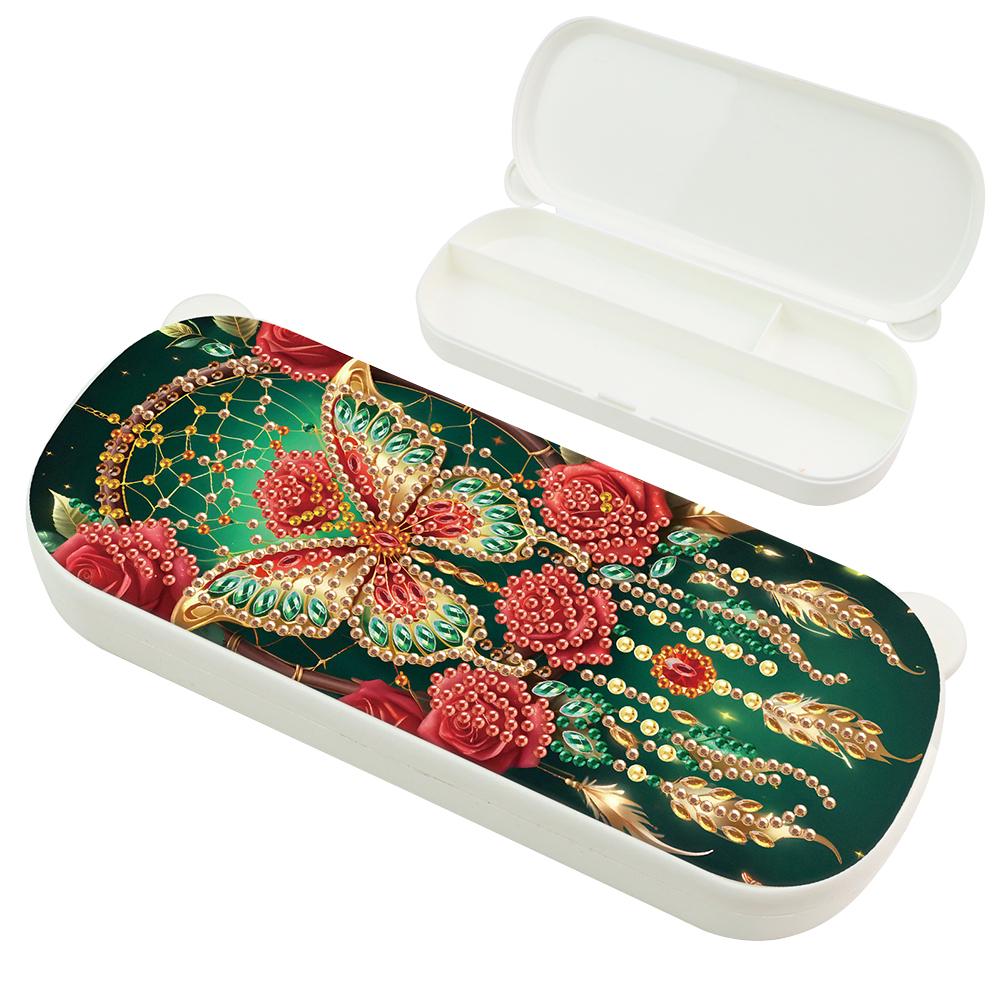 DIY Diamond Painting Pencil Case Multifunctional Storage Box for Pens Brushes Accessories Travel Pencil Case