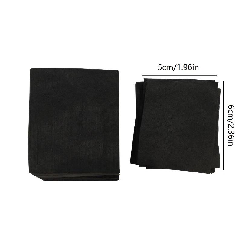 

Bamboo Charcoal Wet Compress Cotton Pads 200Pcs Disposable Black Makeup Remover Pads Facial Skin Wipe Cleaning Cotton Pads S