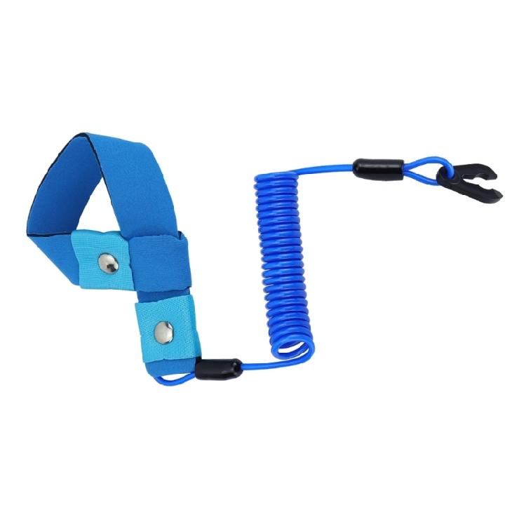 

Water Sports Safety Accessories Retractable Stop Switch Key Rope Tether Lanyard Quick Release For Quick Engine Shutdown синій