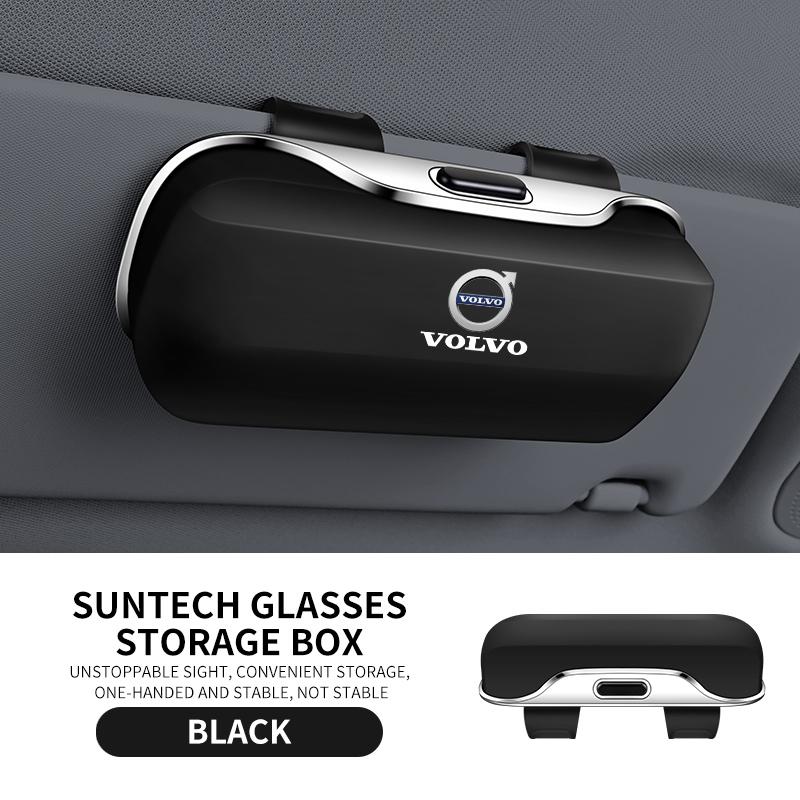 Auto Sonnenblende Sonnenbrillen Brillenetui Brillenhalter Clip Box Für Volvo XC40 XC60 XC70 XC90 S40 S60 S90 V40 V50 V60 V90 Zubehör