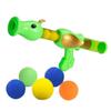 Plastic Interactive Cat Toy Ball Pea Shape Kitten Toys Launcher Pea Aerodynamic Launcher  Cats