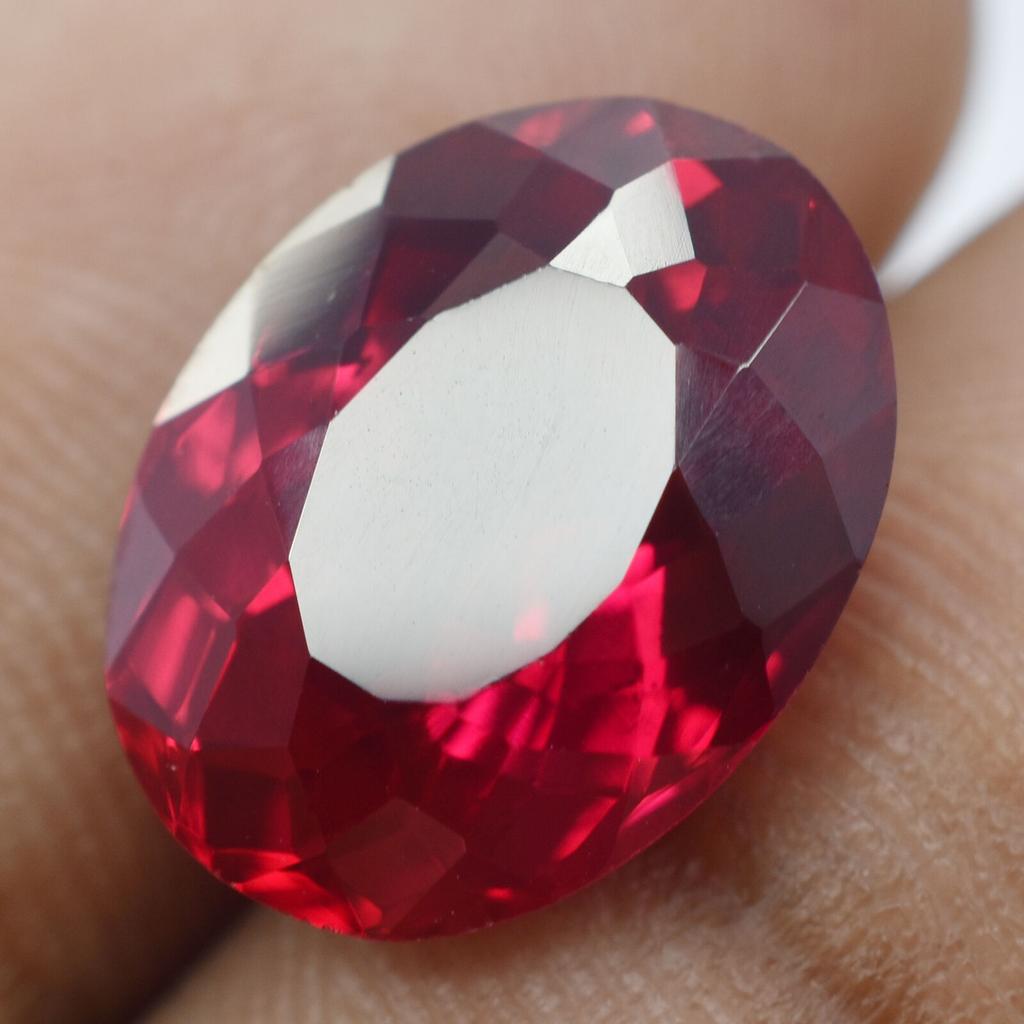 8.40 Ct AMAZING NATURAL Ruby RED Loose Gemstone Oval Shape Earing Size CERTIFIED xS-638