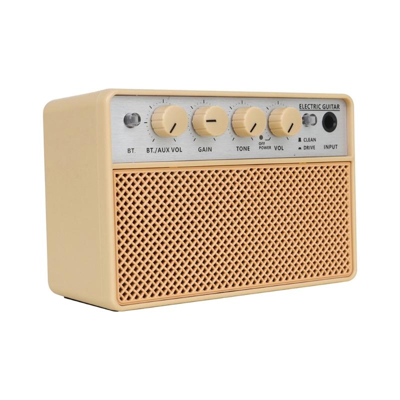 10W Guitar Amplifier Portable Practice Guitar Amp Small Electric Amplifier with Volumes Control Speaker Effect Parts 1
