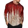 Halloween-tryck Raglanärm Herr Långärmad Topp