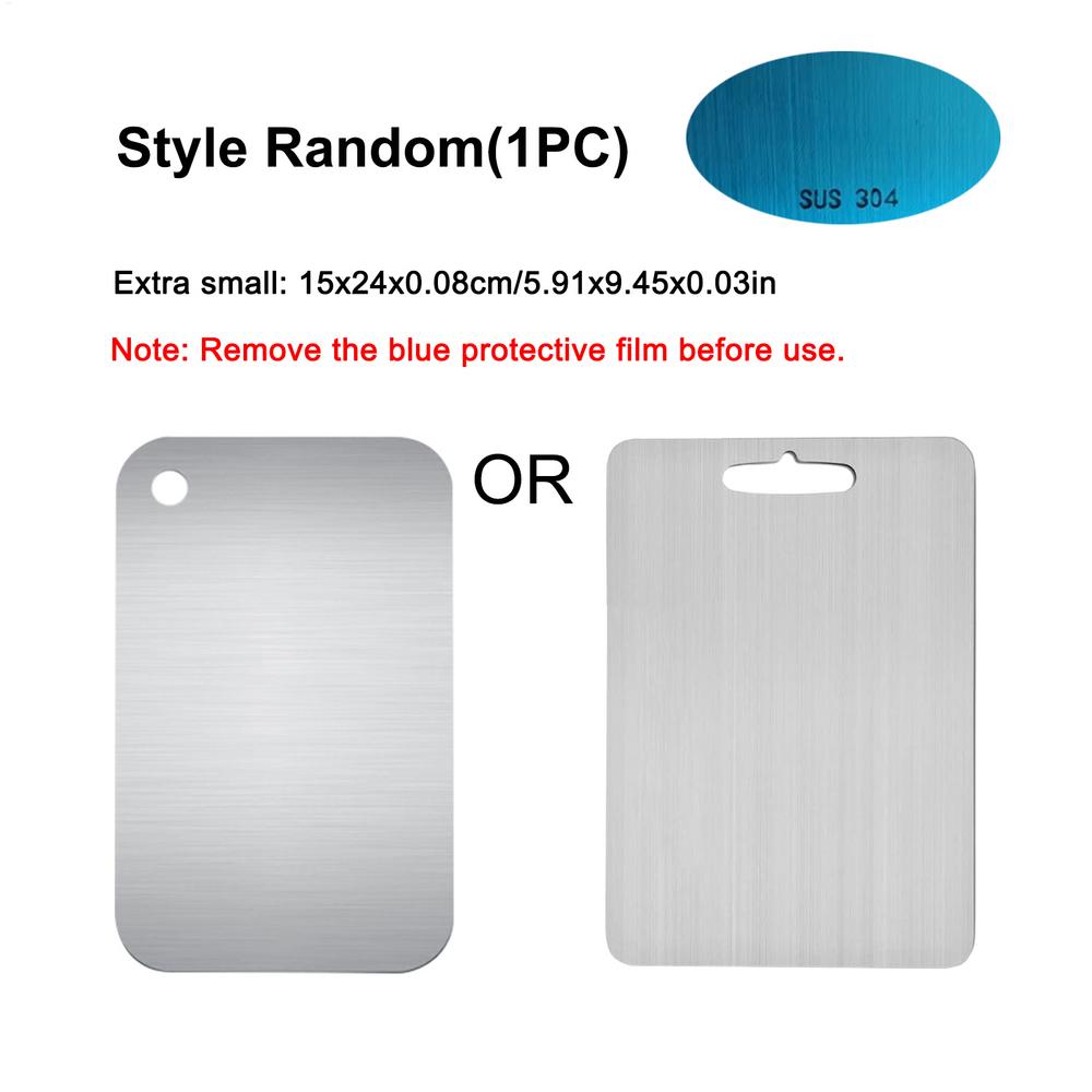 

Double-Sided Titanium Cutting Board Food Grade Kitchen Mat, Portable Serving Tray For Meat Vegetable Cheese Preparation Supplies