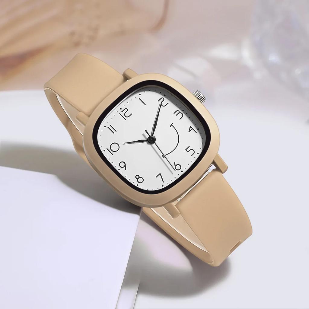 Brand Women Quartz Watches New Jelly Colored Silicone Strap Student Sports Watch Smile Dial Simple Wristwatches Dropshipping