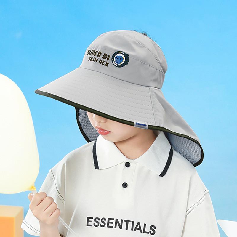 

Summer Childrens Sun Hat With Wide Brim And Lightweight Polyester For Uv Shielding