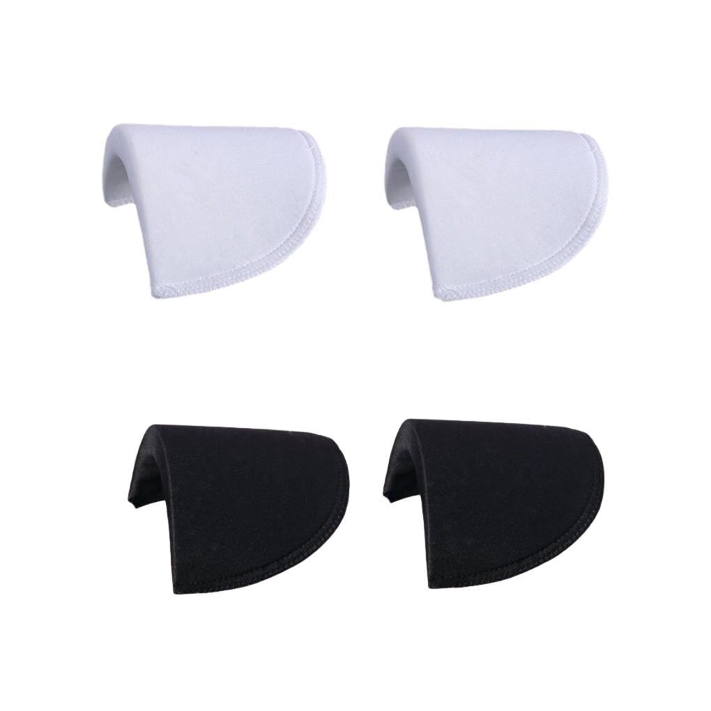 4pcs Shoulder Pads Replacement Sponge Inner Padding Suit Nonslip Sewing Lining Pads Dresses Costumes Accessories