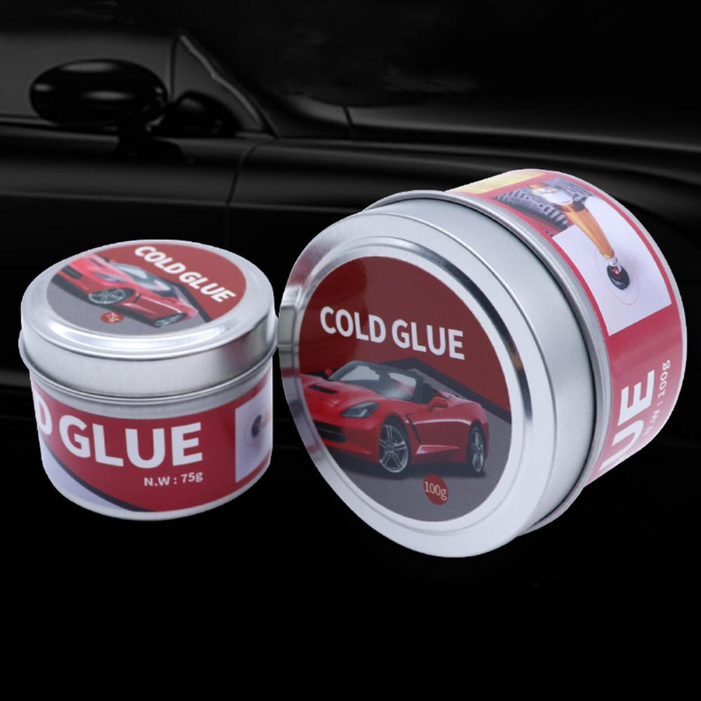75/100g Colla Adesiva a Freddo Tirabolli Strumenti di Riparazione con Colla a Freddo Riparazione Carrozzeria Auto Adesivo a Freddo per Riparazione Rapida Compatto