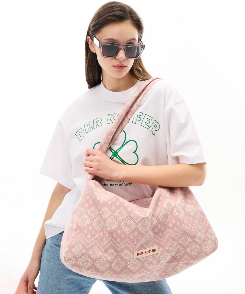 Der Koffer Hobo Damask [D/Pink]_Large