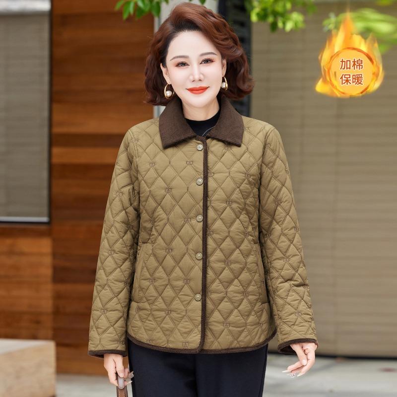 Medium and Short Cotton-padded Jackets, Fashionable New Casual and Light Cotton-padded Jackets, Age-reducing and Versatile Warm Cotton-padded Jackets