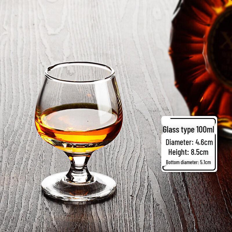 ZISIZ European Crystal Brandy & Whiskey Glass