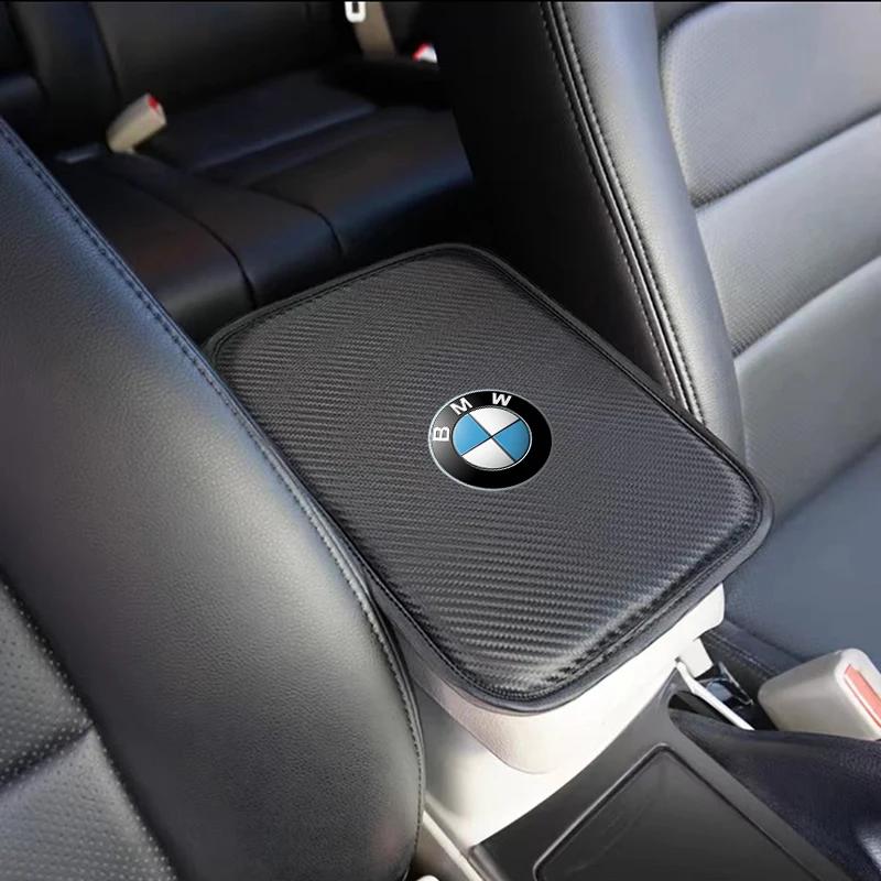 Tappetini per Scatola Bracciolo Auto Pelle Coperture per Console Centrale Accessori Per BMW E46 E39 E90 E60 E36 F30 F10 E34 E30 F20 E92 M3 M4 M5 X6