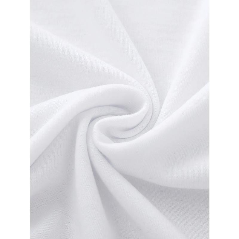 European Size Women's Casual Crew Neck T-Shirt, LOVE Cat Silhouette & Paw Heart Print, Soft Stretch Fabric, S-XXL