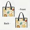 Cute Star Gift Pattern Tote Bag for Daily Shopping Travel Handbag Lightweight Portable Casual Outdoor Women Carryall Bag