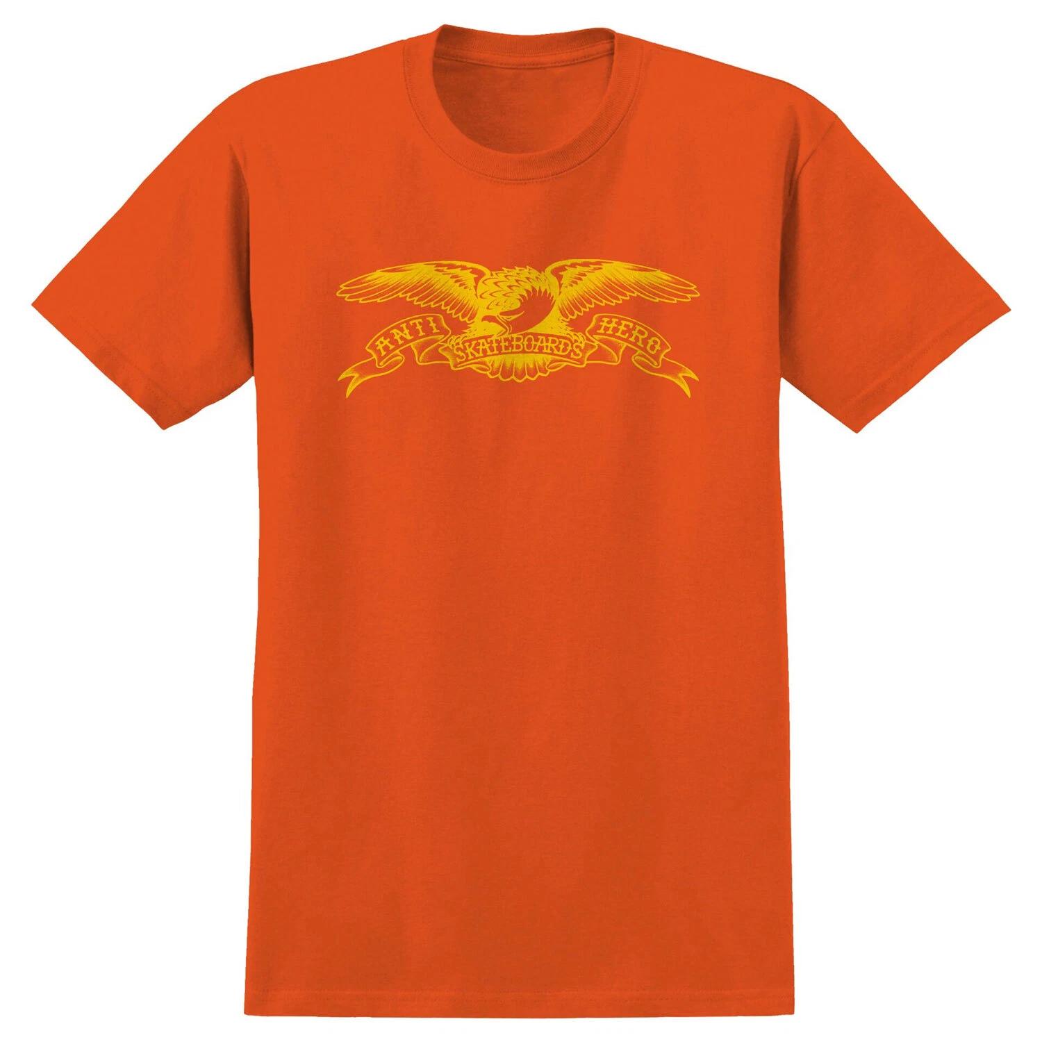 Anti Hero Skateboards Shirt Basic Eagle Orange/Yellow L