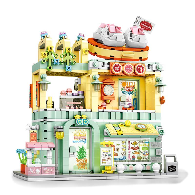 

City Series Building Blocks Restaurant Model House Blocks Toy for Boys And Girls Christmas Gift Children s Plaything