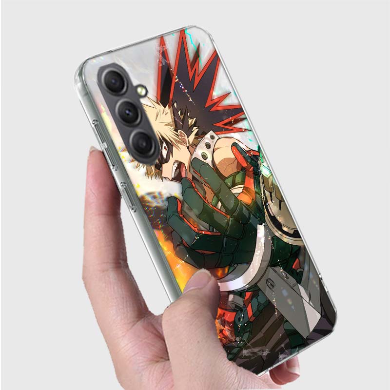 My Hero Bakugou Katsuki Phone Case for Samsung A16 A26 A36 A56 A17 A37 A57 A07 A06 A02S A03 A04S A05S Galaxy Note 20 10 A50S A71