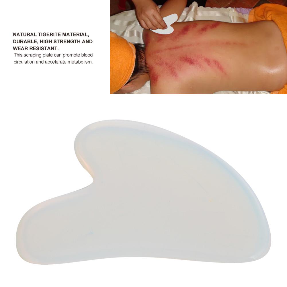 

Natural Opal Scrapping Plate Body Guasha Board Face Massager Health Care Tool