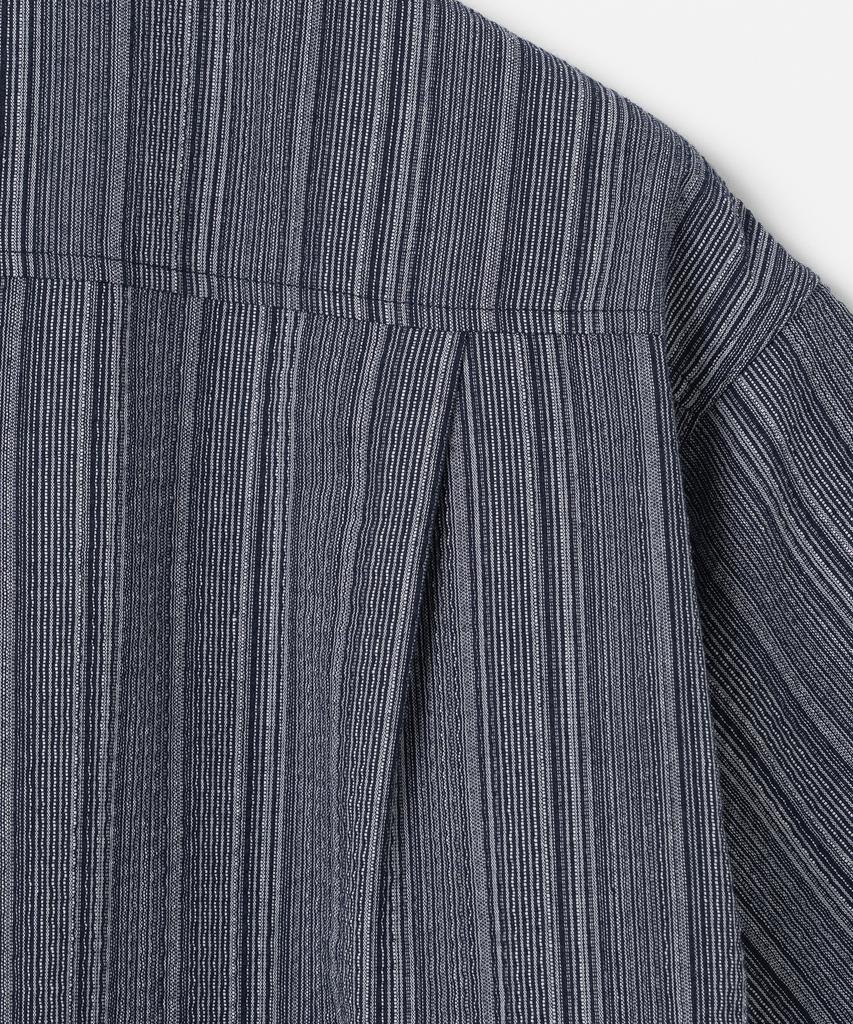 MILLO ARCHIVE Twisted Half Shirt [Stripe Navy]